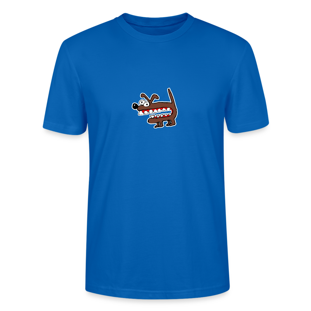 Shirt met bruine hond - peacock-blue
