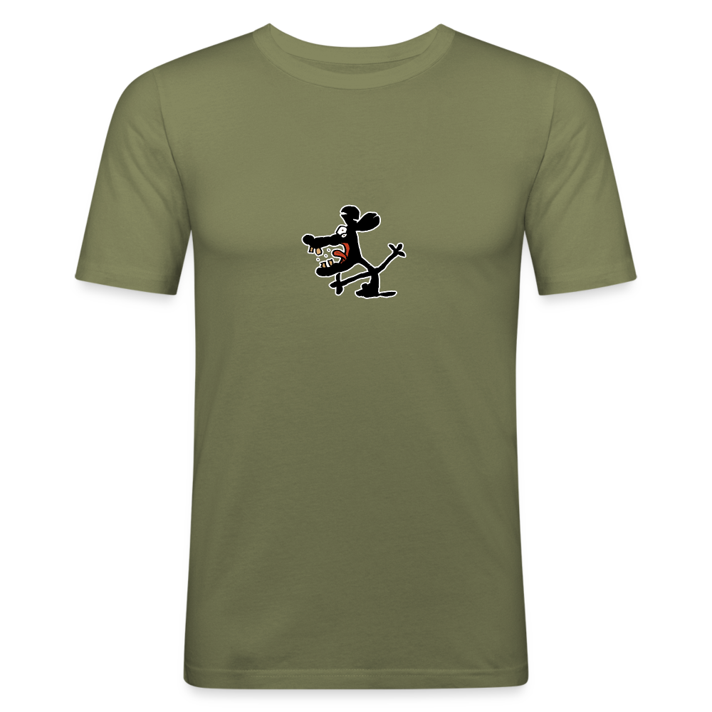 Shirt met muis 2 - khaki green