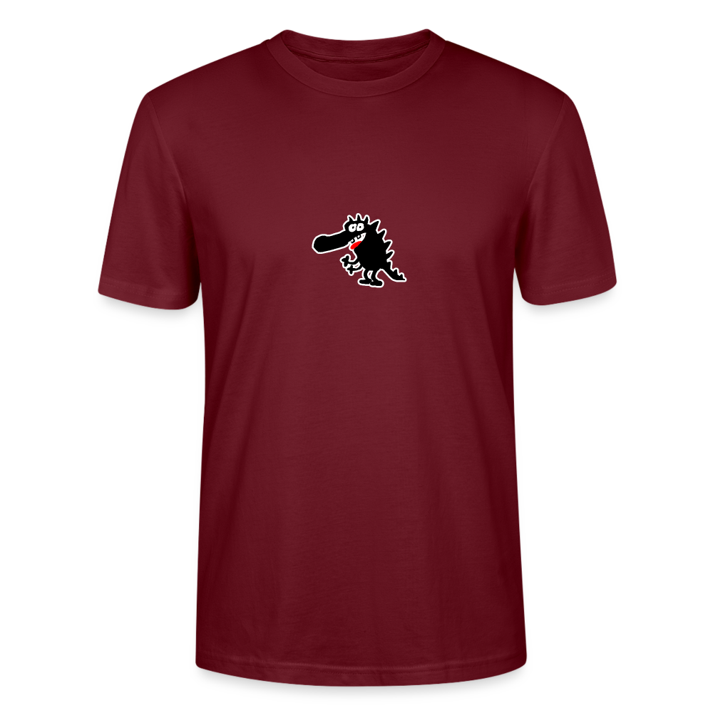 Shirt met draakje - burgundy