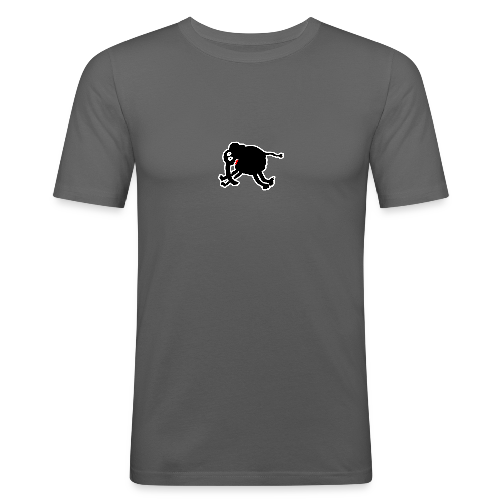 Shirt met olifant - graphite grey