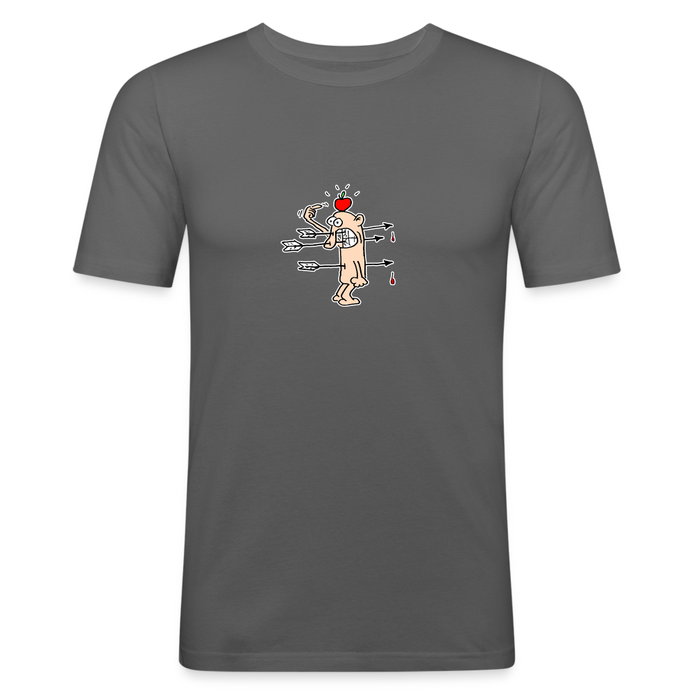 Shirt met William Tell - graphite grey