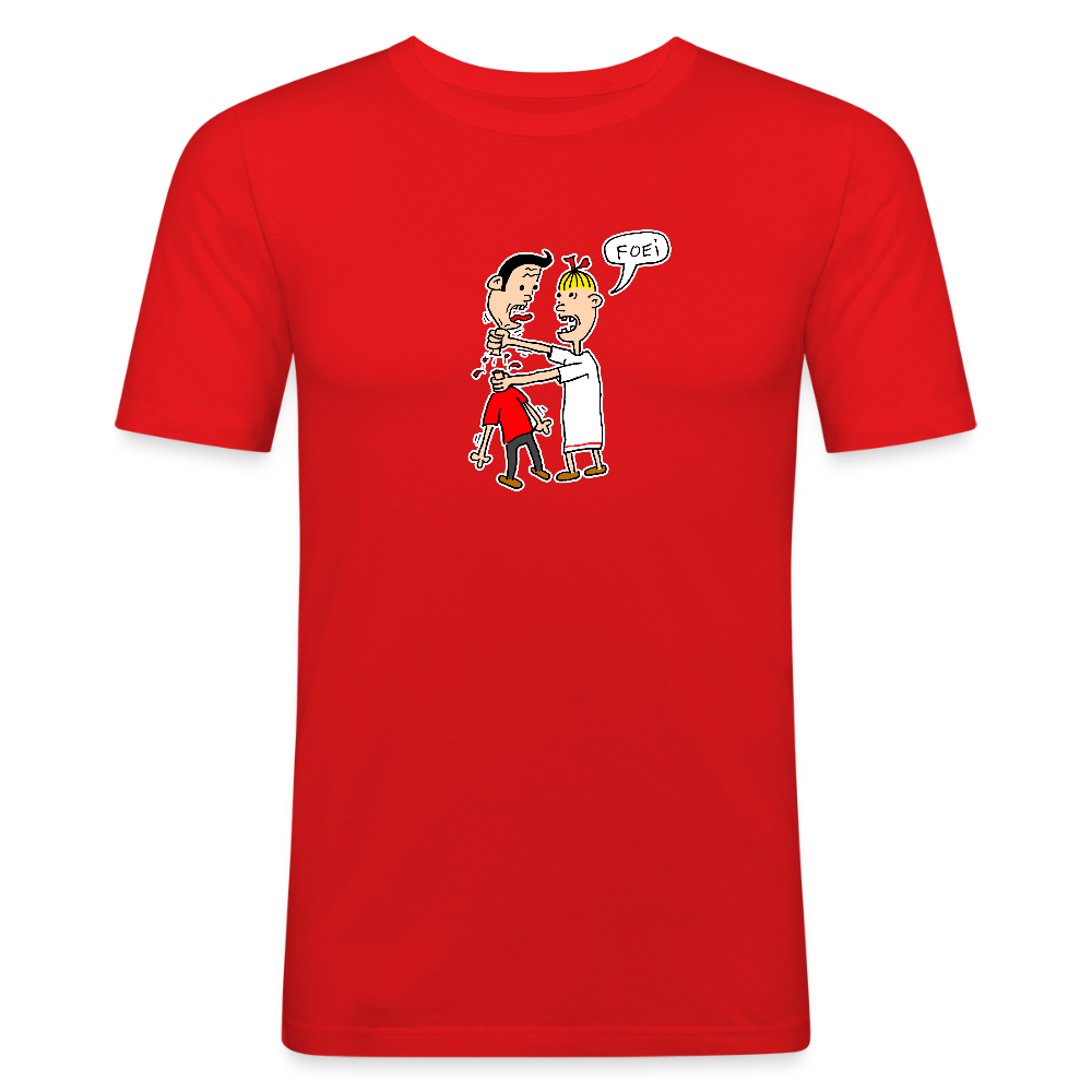Slim fit shirt met Wiske die iets uitlegt aan Suske - red