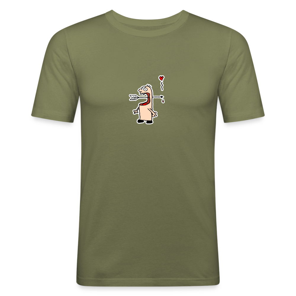 Shirt met pijlenslikker - khaki green