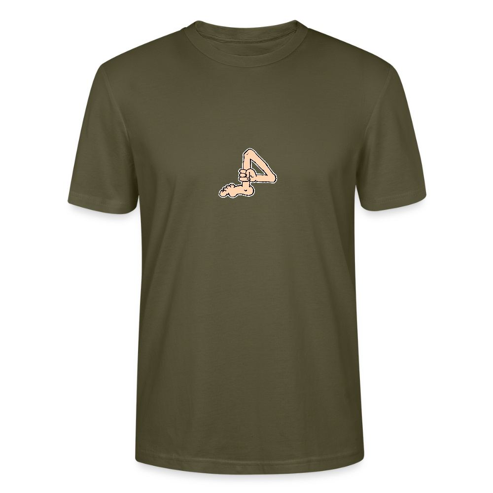 Shirt met voet met hand - khaki