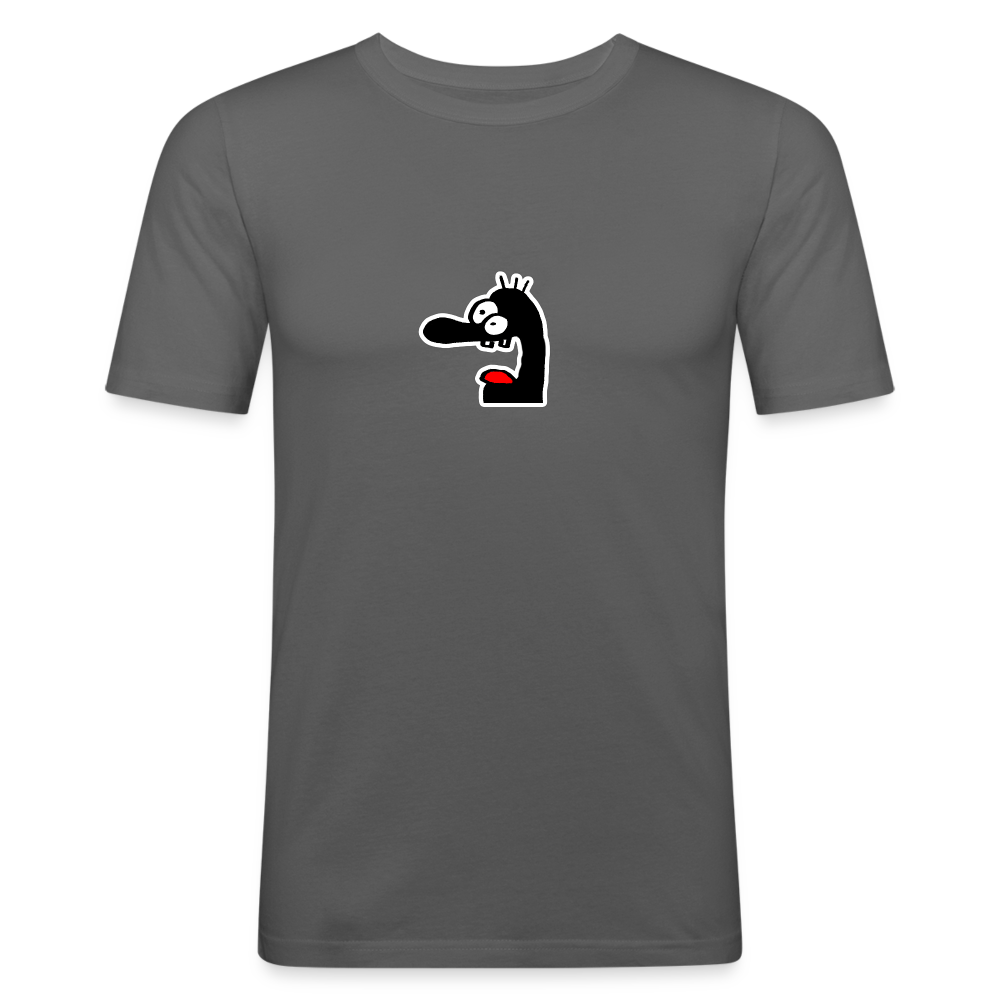 Shirt met gezichtje - graphite grey