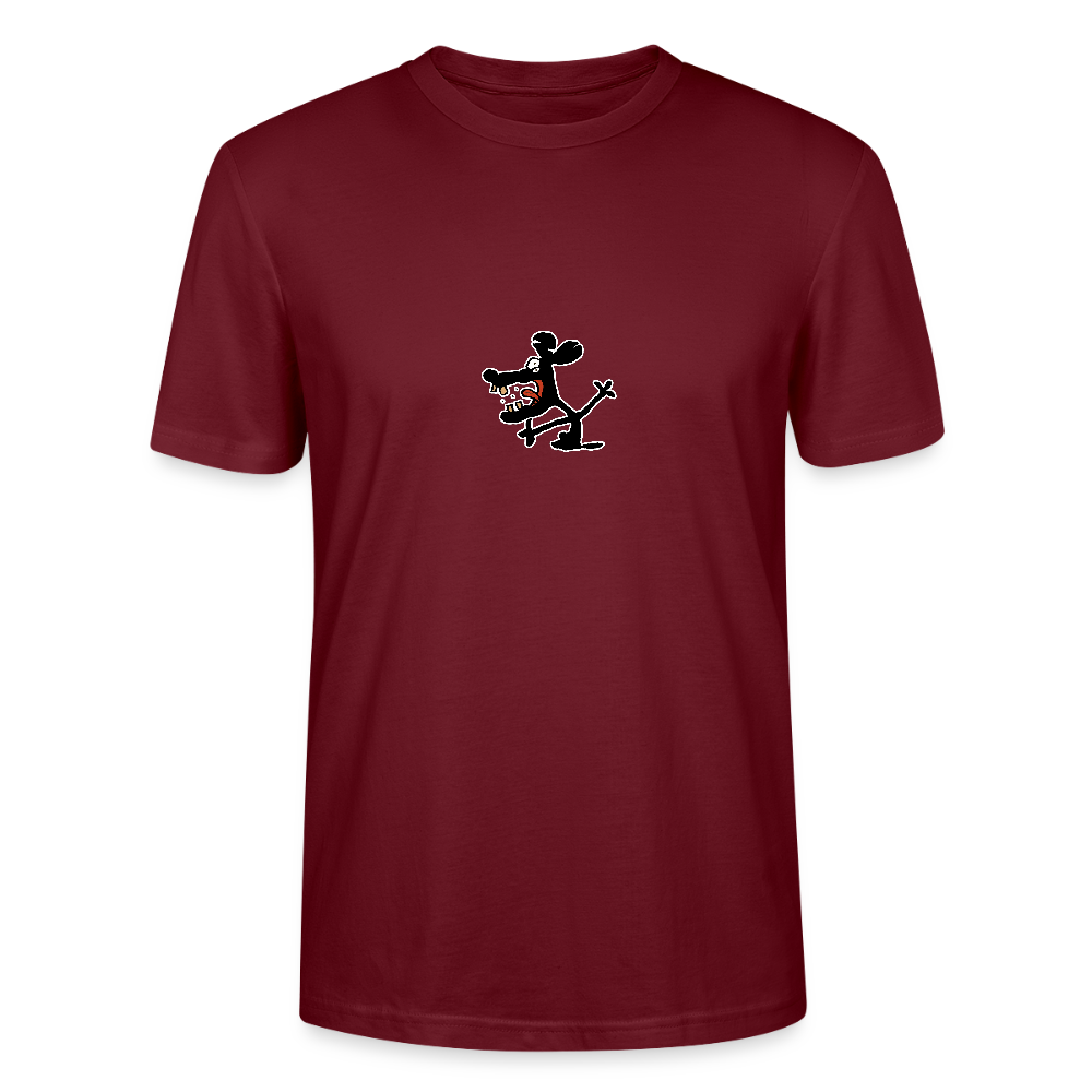 Shirt met muis 2 - burgundy