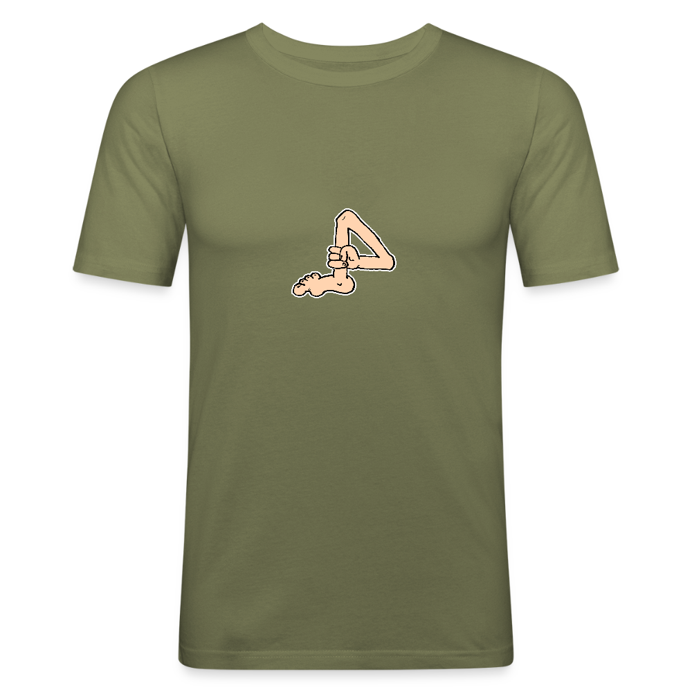 Shirt met voet met hand - khaki green