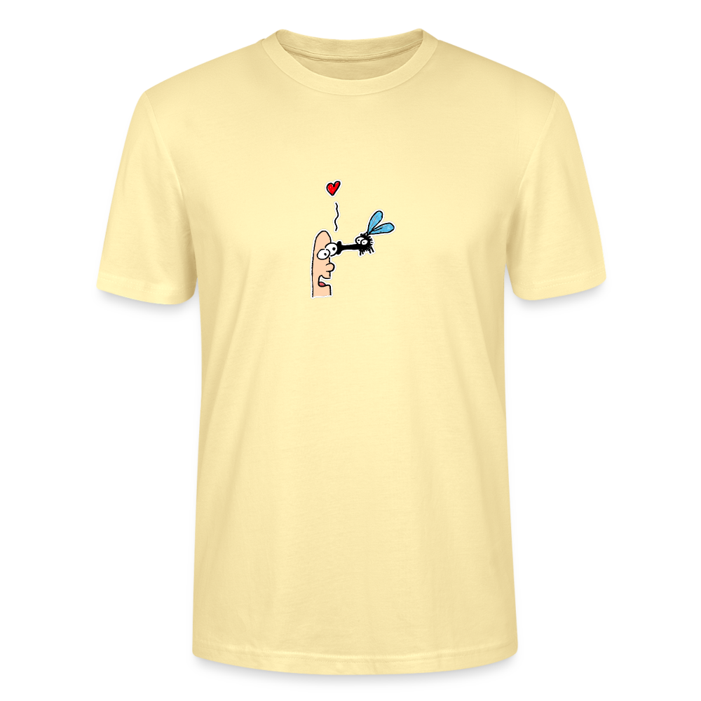 Shirt met aardige vlieg - cream