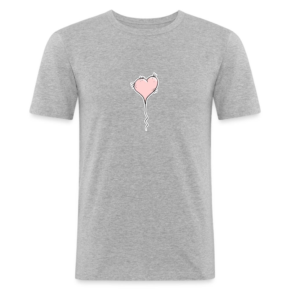Shirt met vleesballon - heather grey
