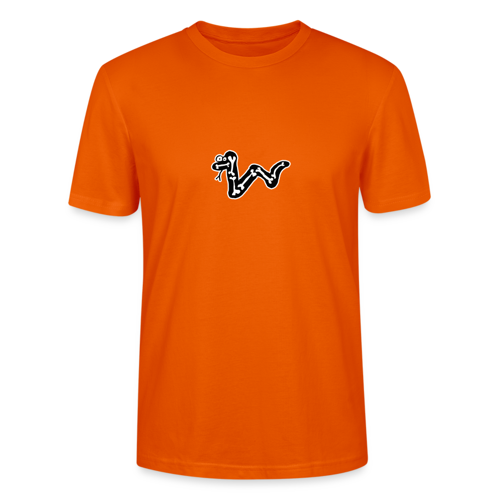 Shirt met slang met botten - bright orange