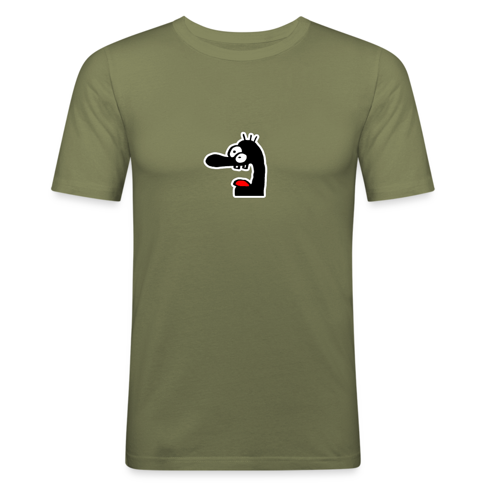 Shirt met gezichtje - khaki green