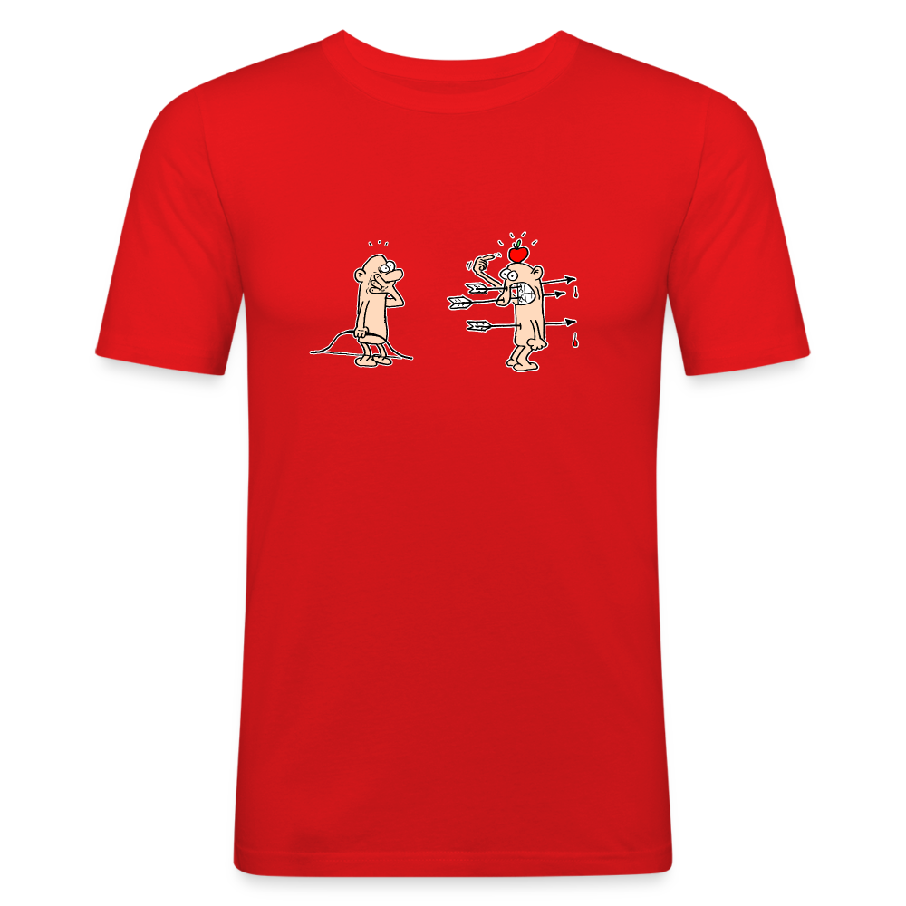 Shirt met boogschietongelukje - red