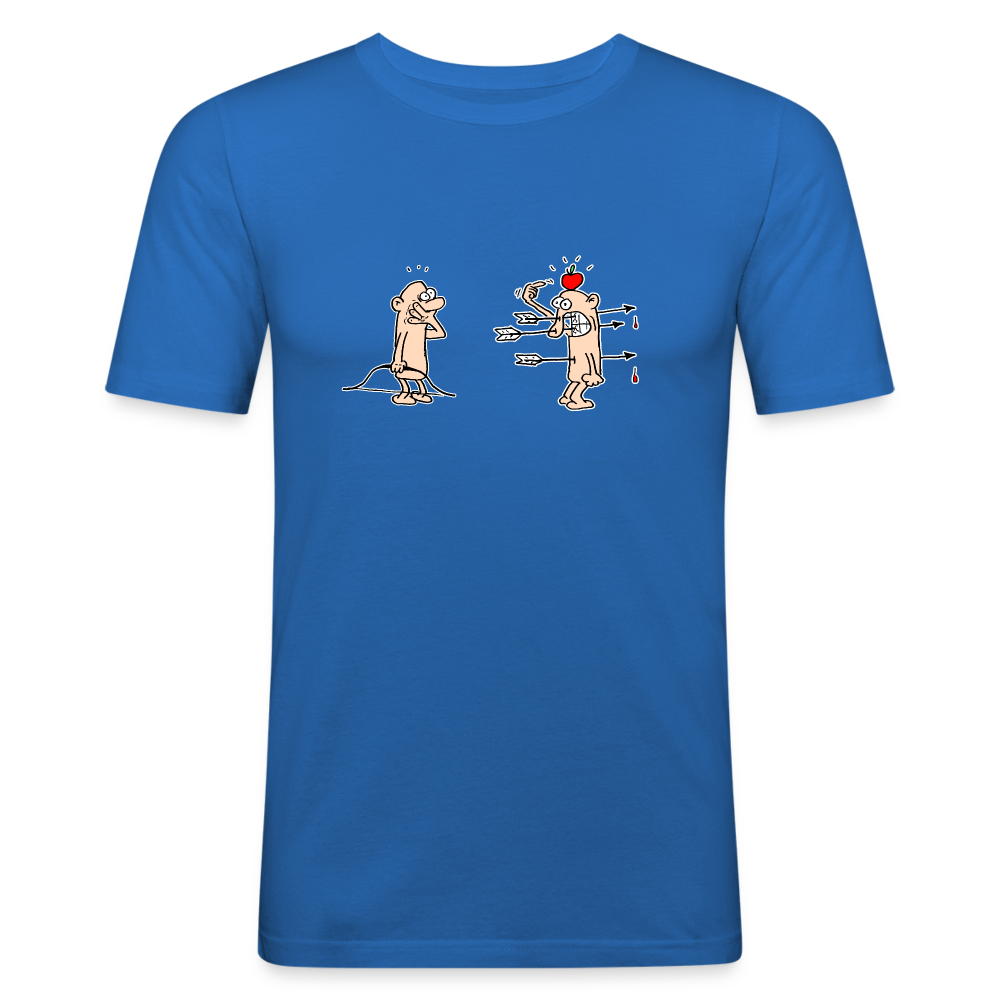 Shirt met boogschietongelukje - royal blue