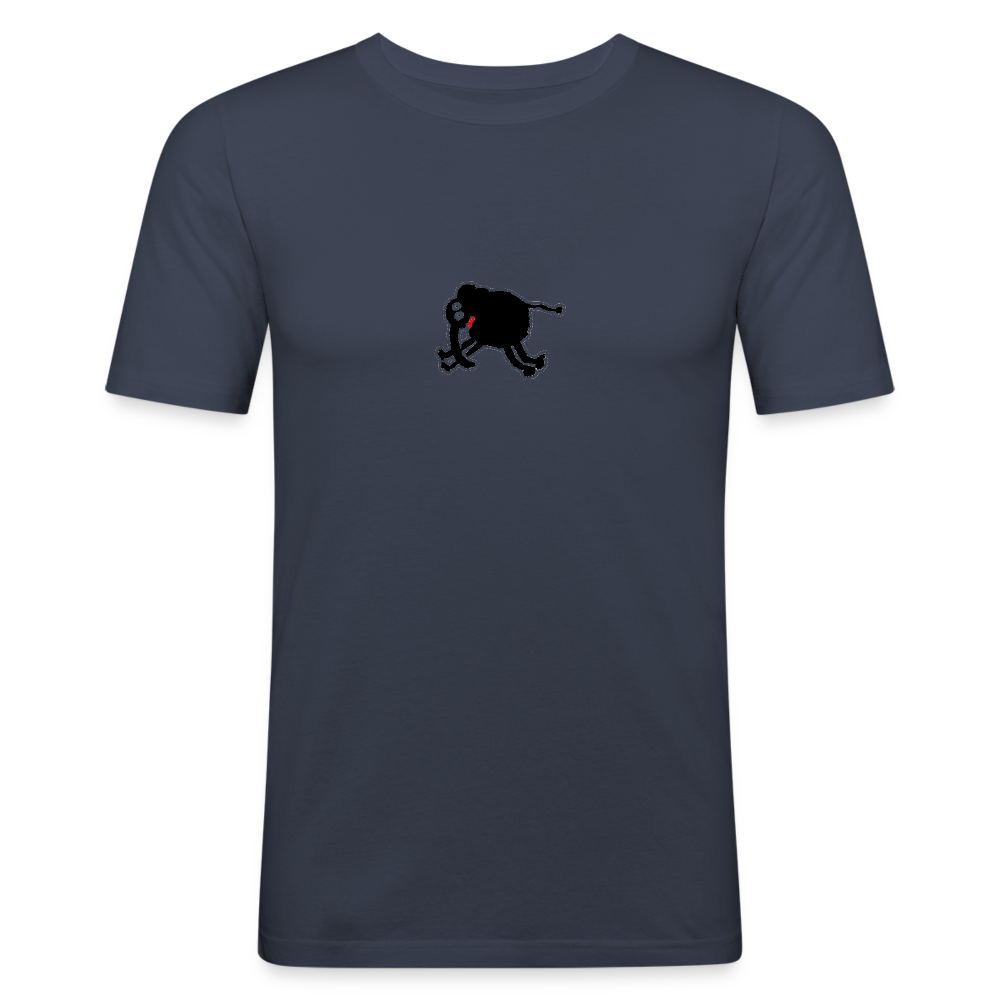 Shirt met olifant - navy