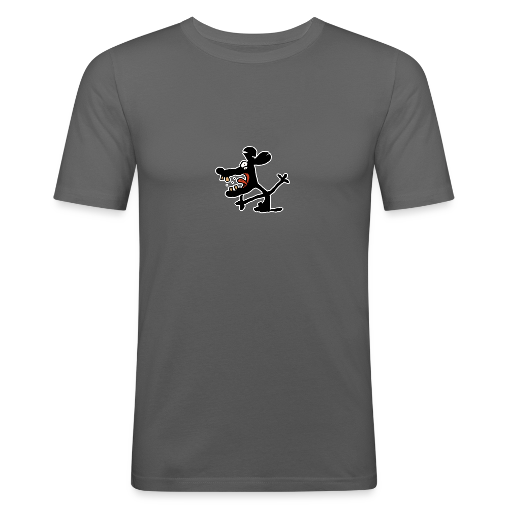Shirt met muis 2 - graphite grey