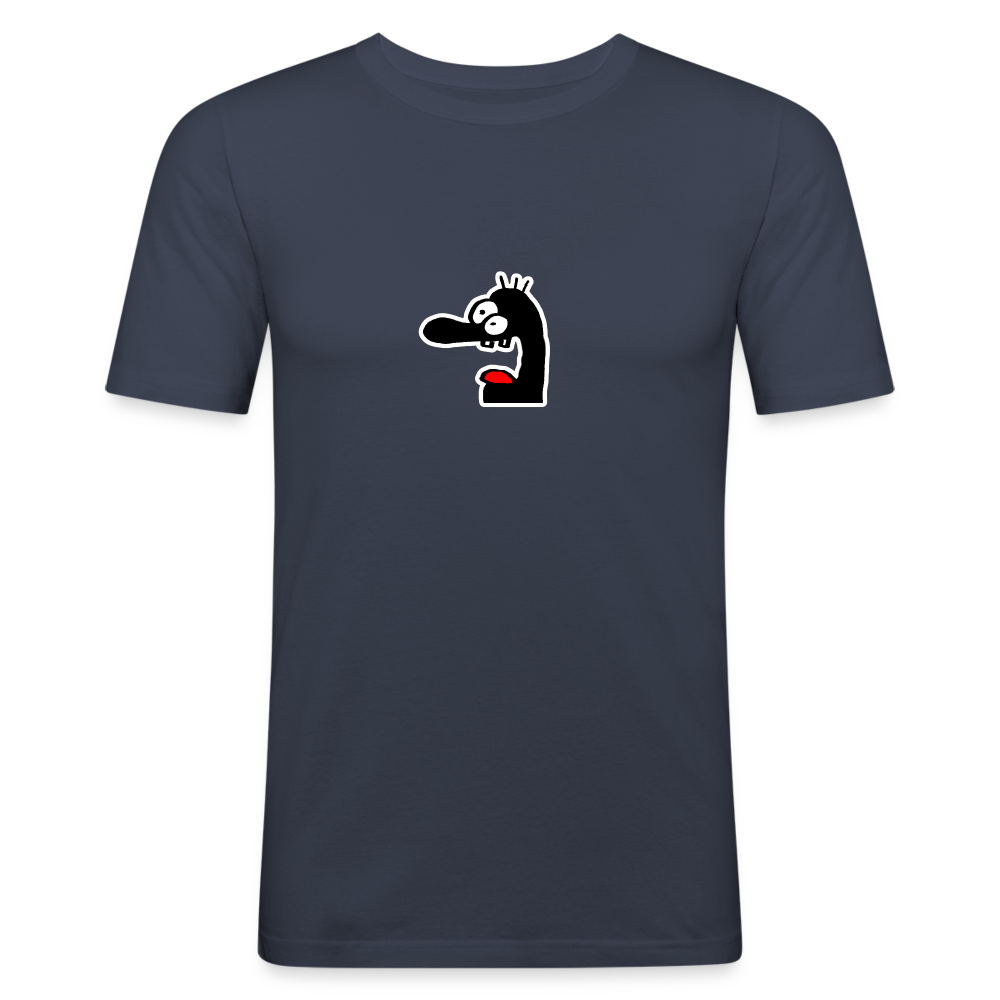 Shirt met gezichtje - navy