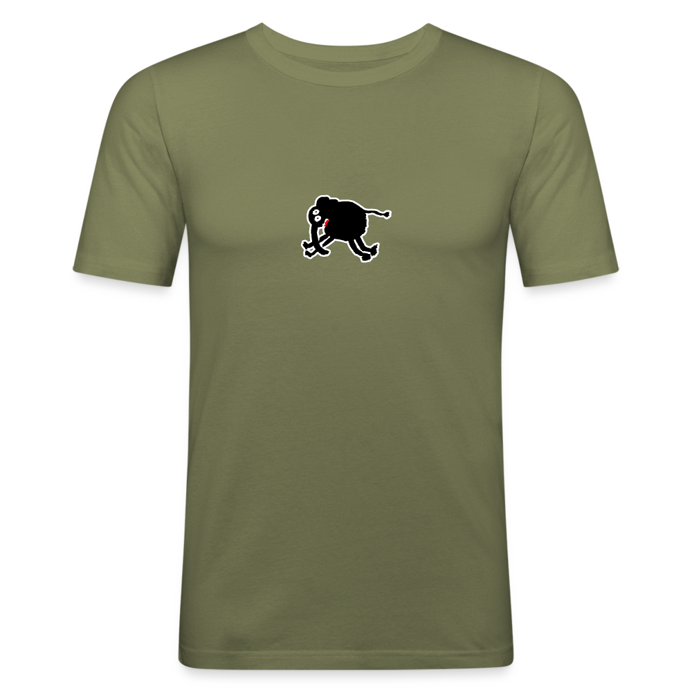 Shirt met olifant - khaki green