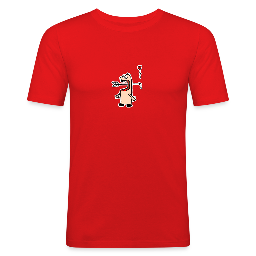 Shirt met pijlenslikker - red