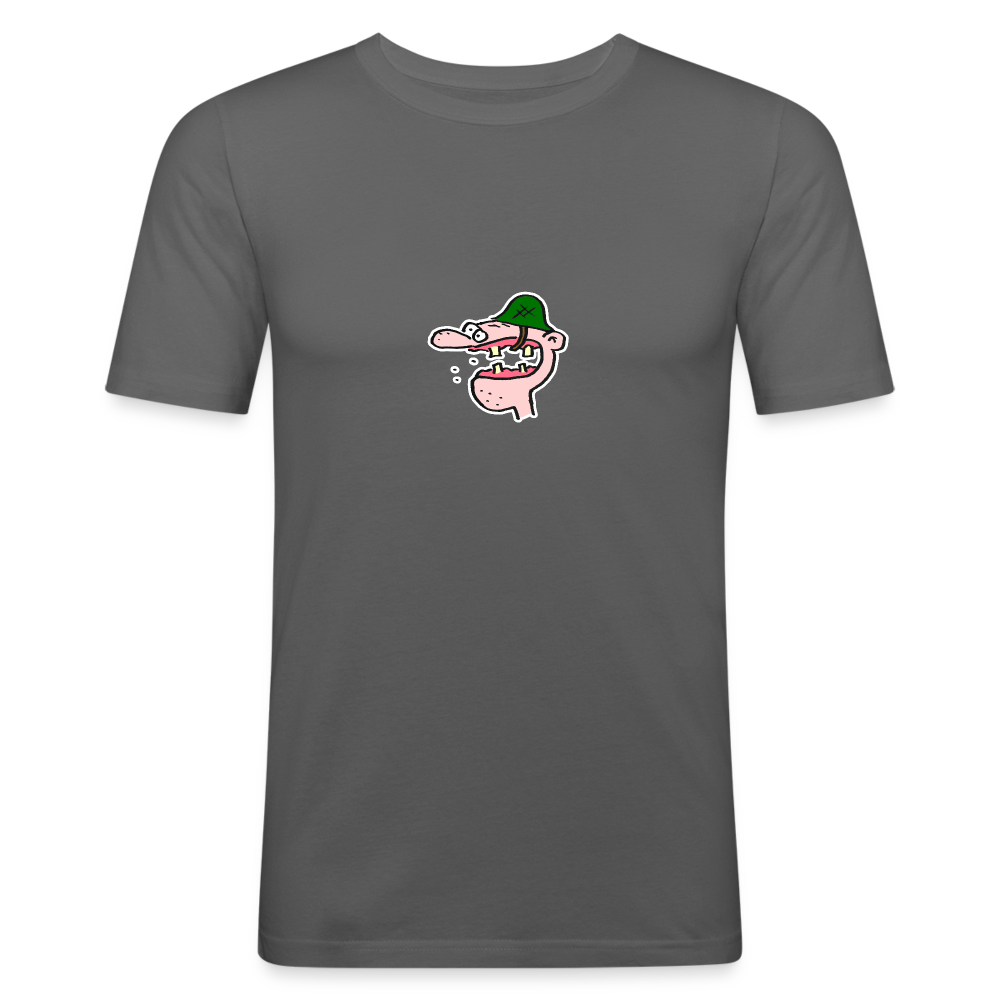 Shirt met veteraan - graphite grey