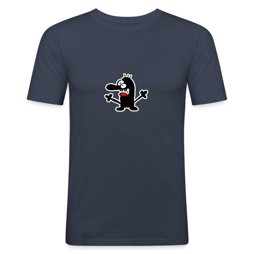 Shirt met poppetje - navy