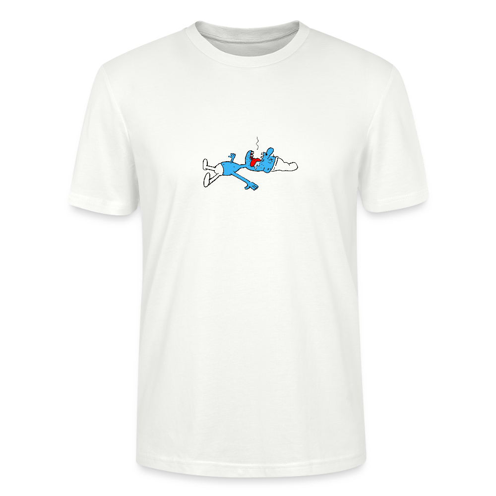 Regular fit shirt met dode smurf - white