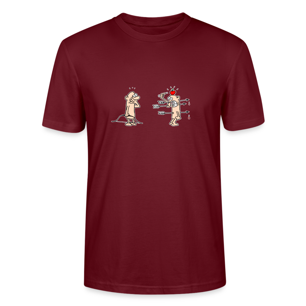 Shirt met pijlincident - burgundy