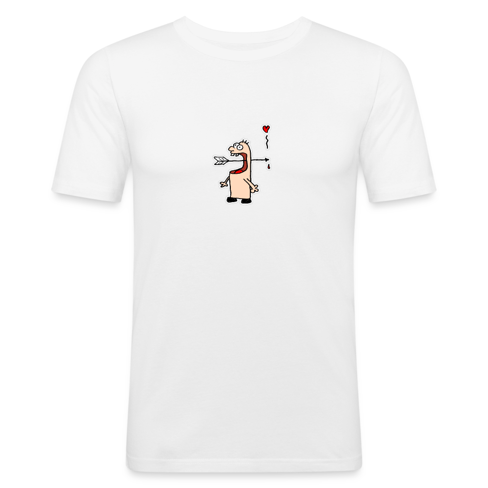 Shirt met pijlenslikker - white