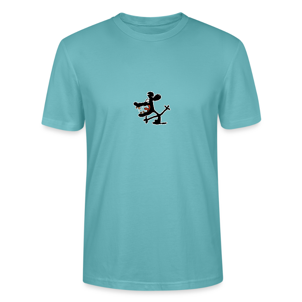 Shirt met muis 2 - pastel turquoise