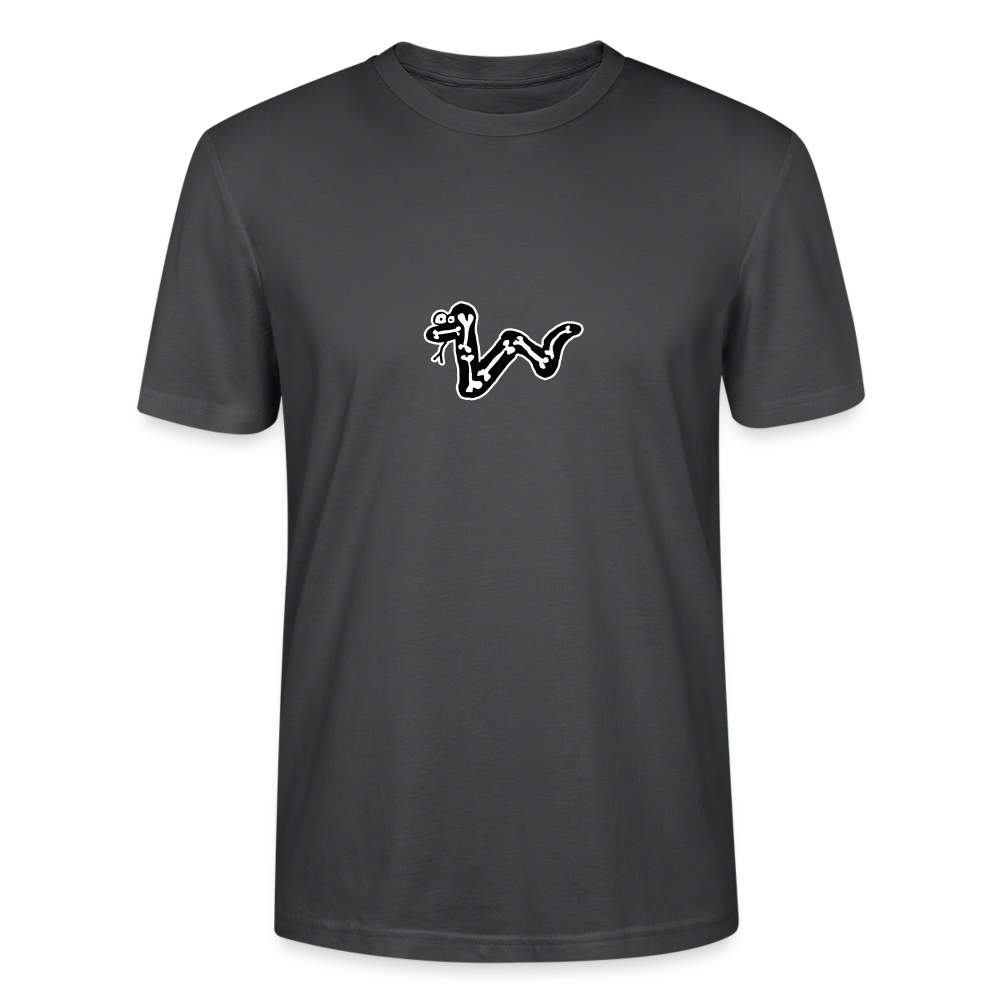 Shirt met slang met botten - anthracite