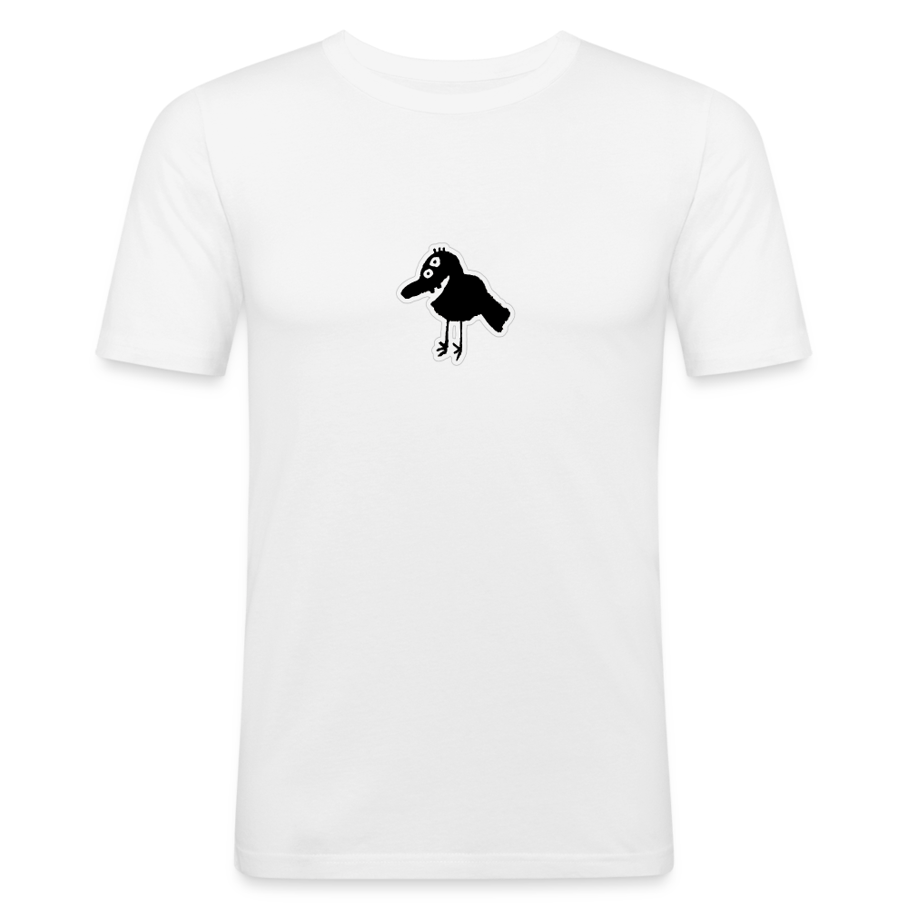 Shirt met vogel - white