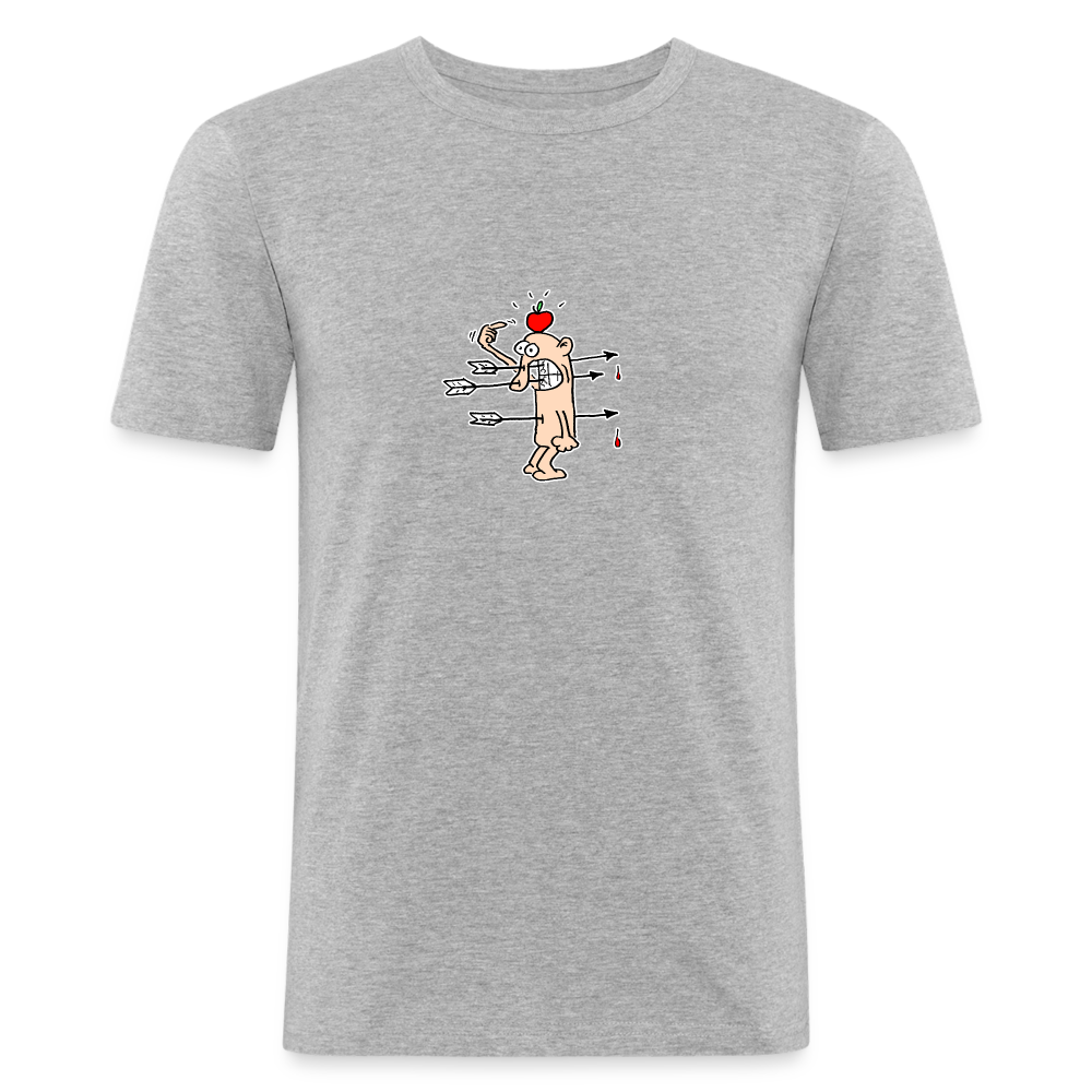 Shirt met William Tell - heather grey