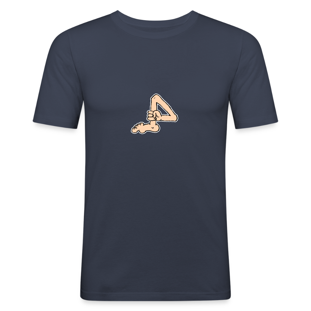 Shirt met voet met hand - navy