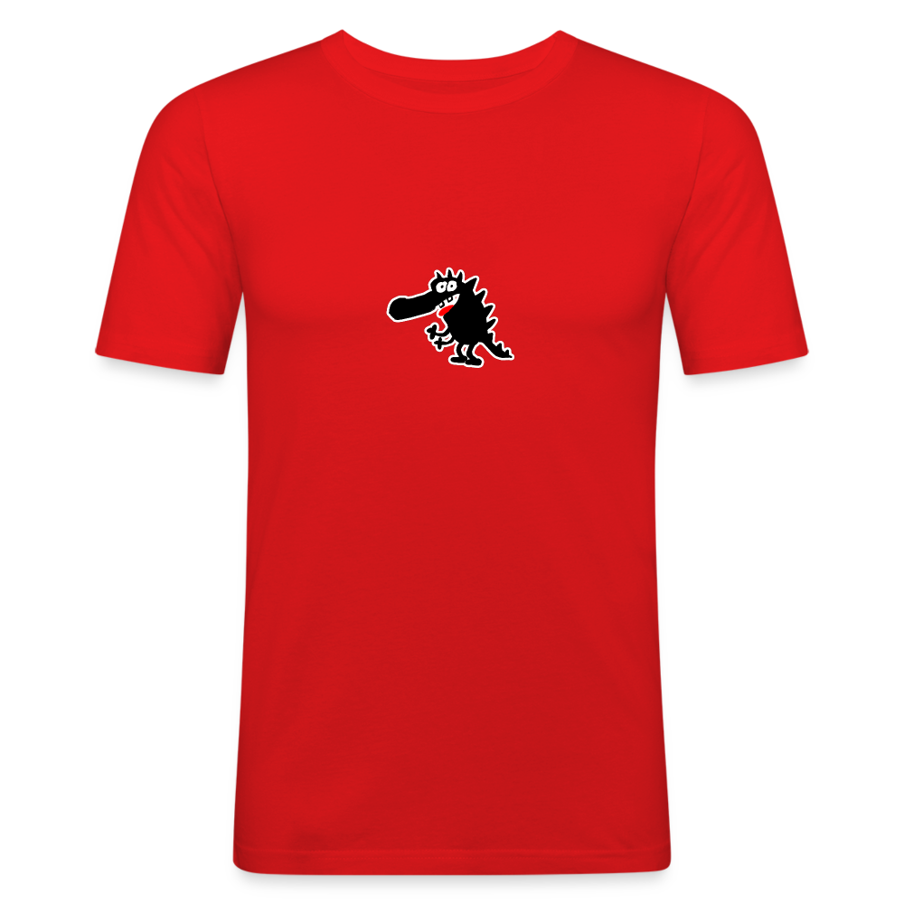 Shirt met Draakje - red