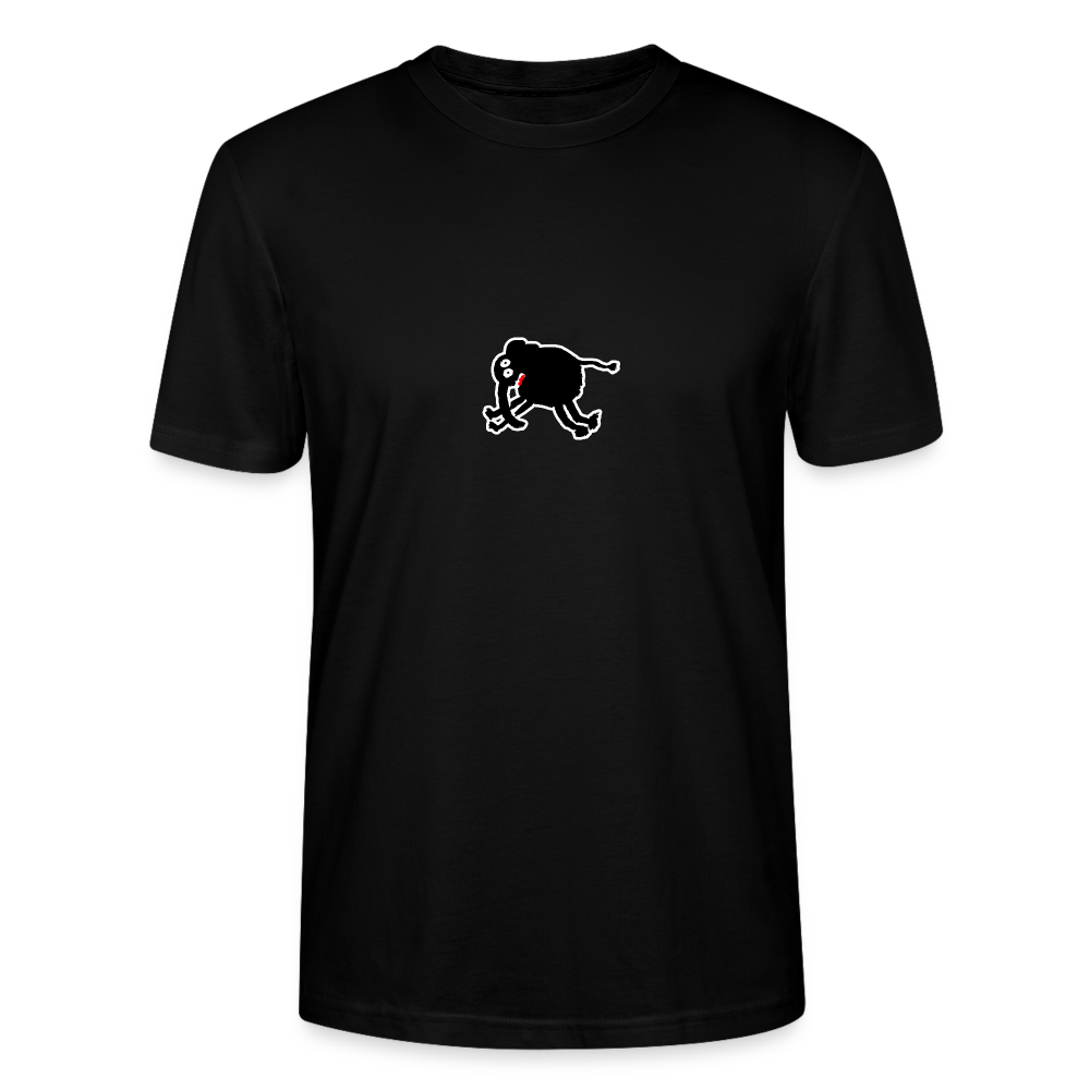 Shirt met olifant - black