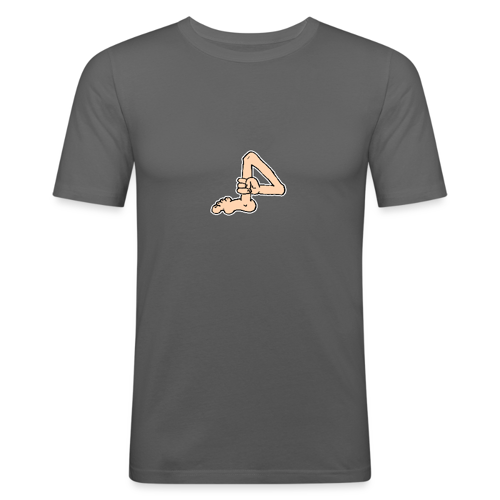 Shirt met voet met hand - graphite grey