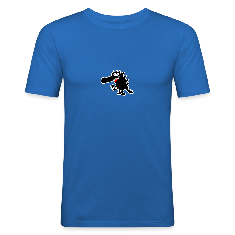 Shirt met Draakje - royal blue