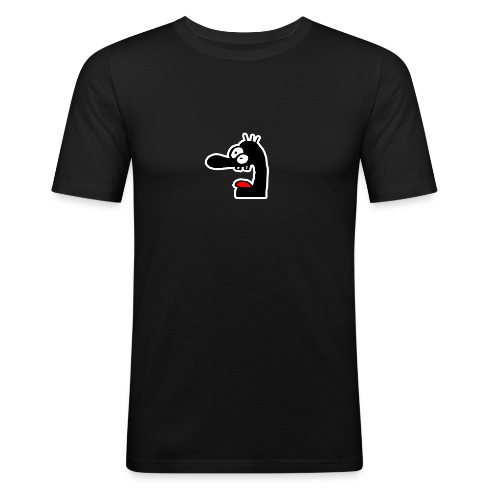 Shirt met gezichtje - black