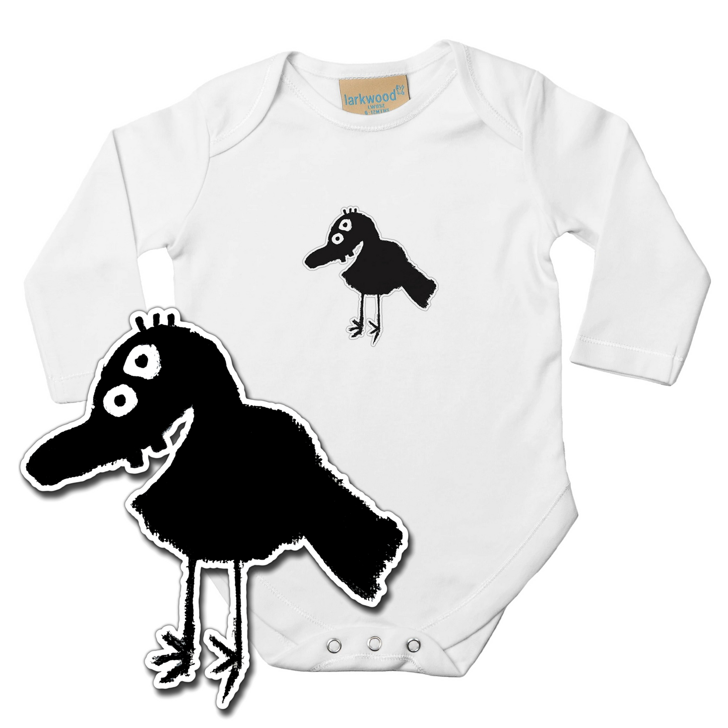 Romper met vogel