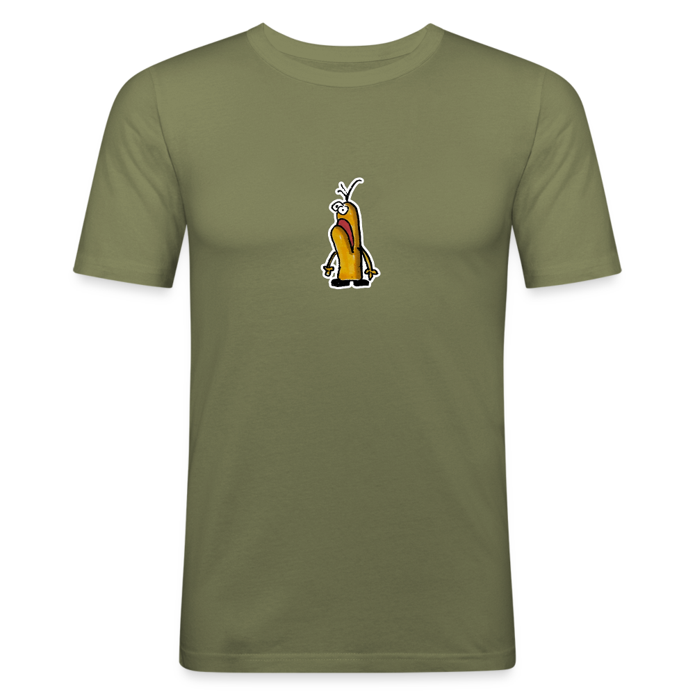 Shirt met figuurtje - khaki green