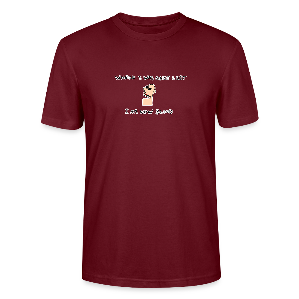 Regular fit shirt met wijze spreuk - burgundy