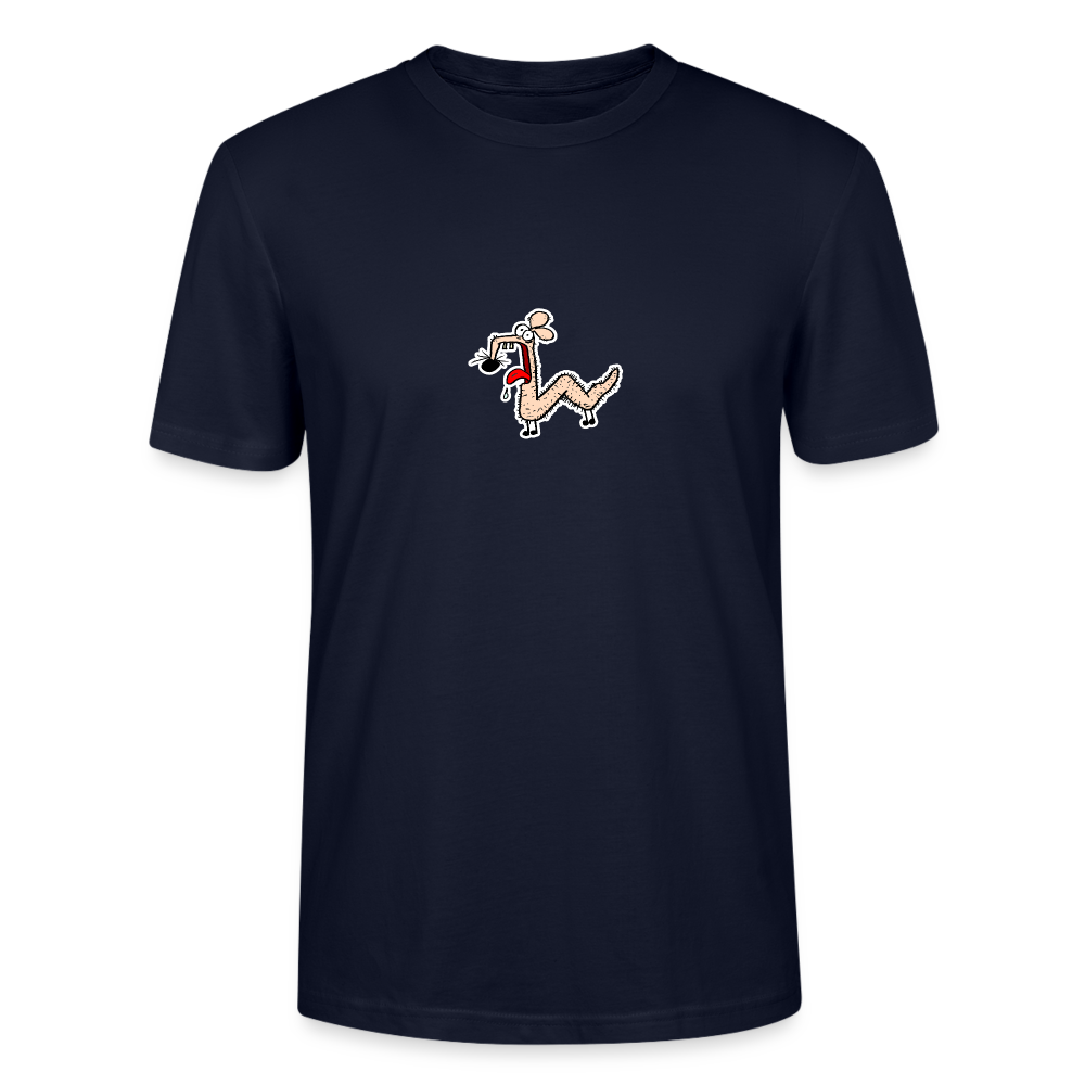 Shirt met knaagslang - navy