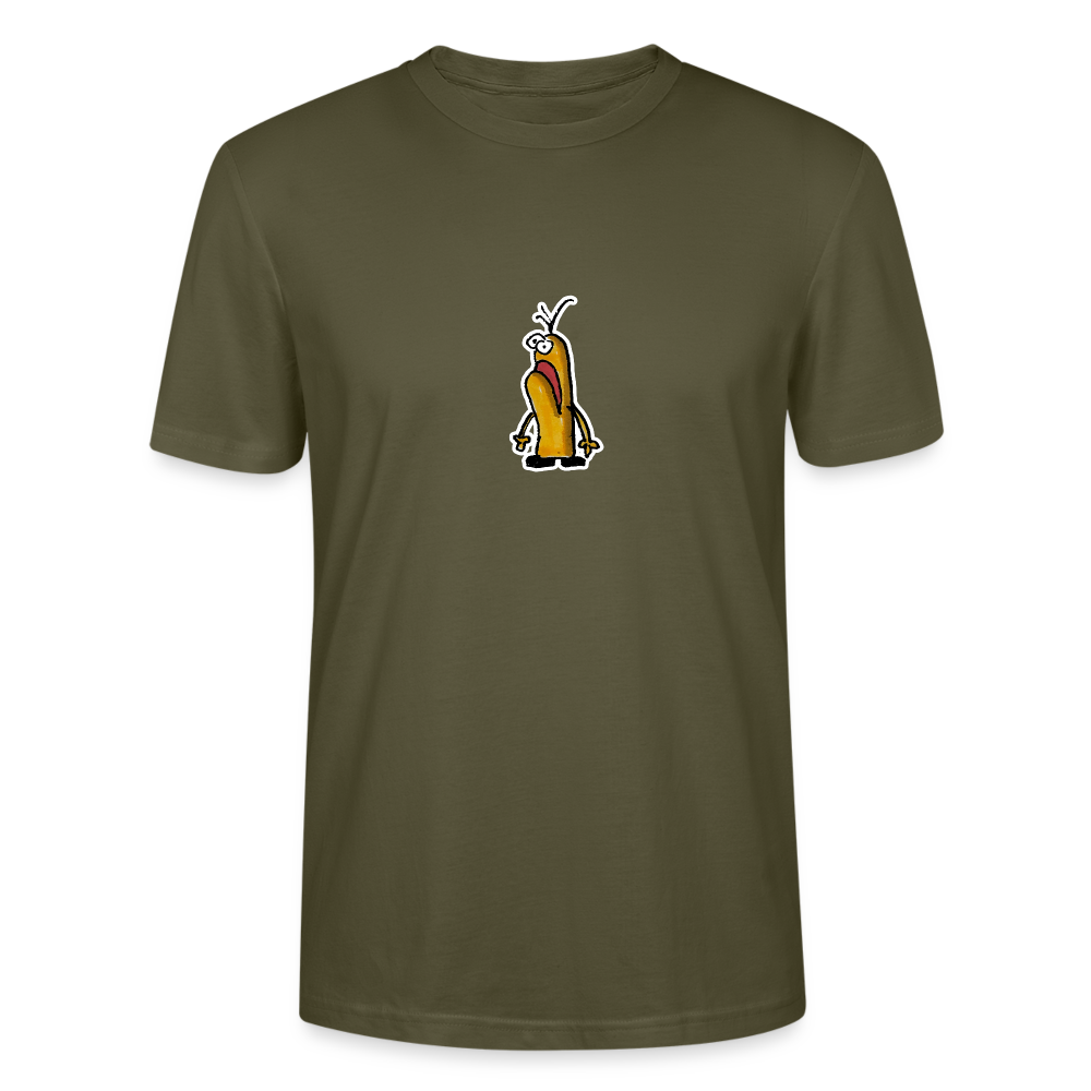 Shirt met figuurtje - khaki
