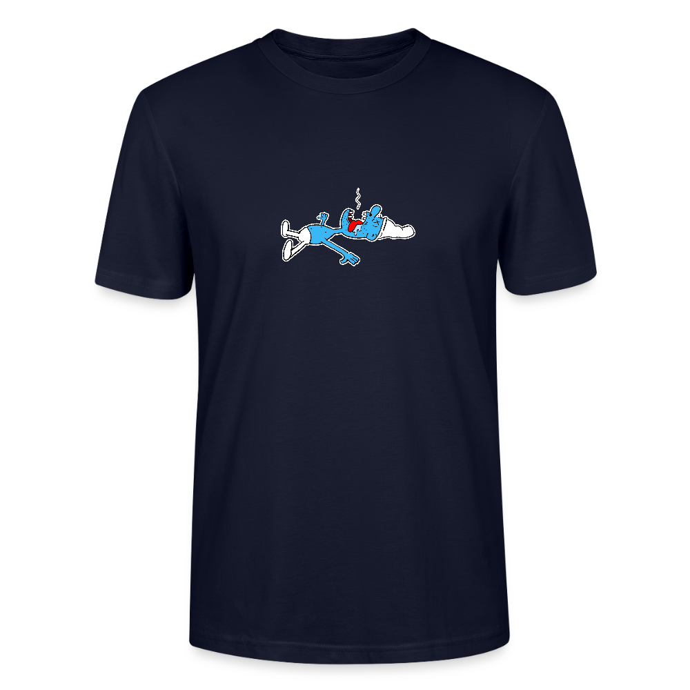 Regular fit shirt met dode smurf - navy