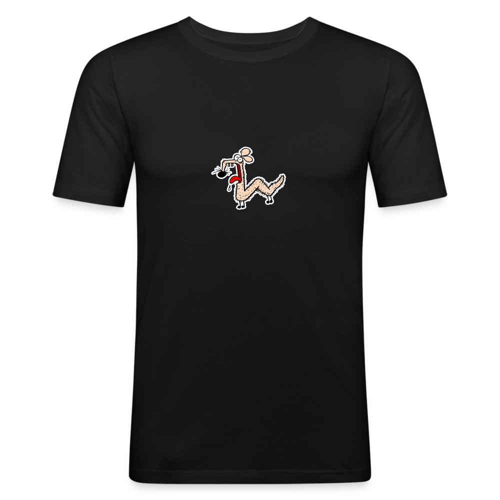 Shirt met knaagslang - black