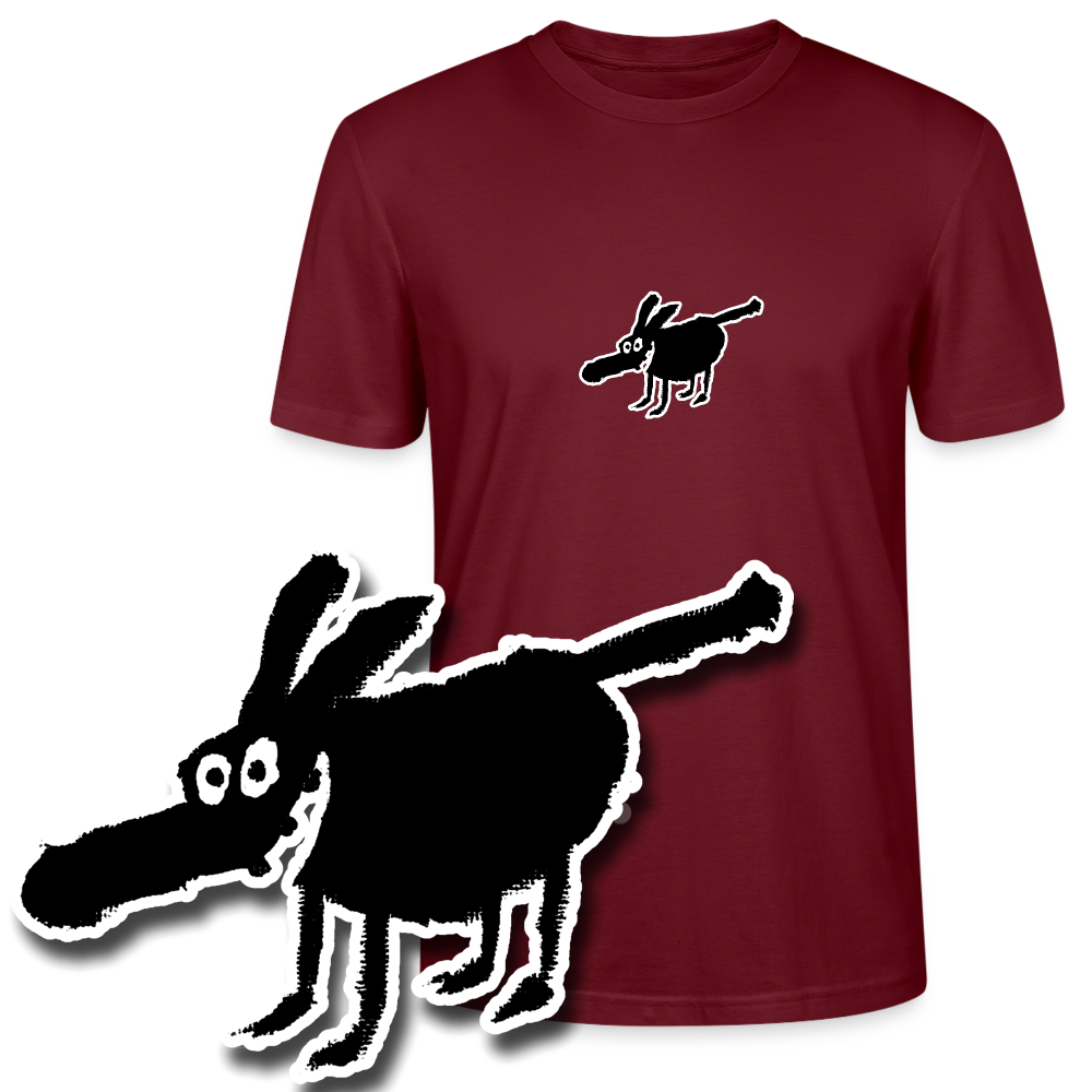 Regular fit shirt met hond