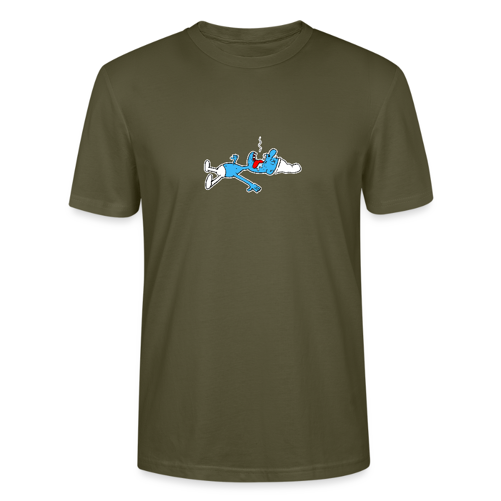 Regular fit shirt met dode smurf - khaki