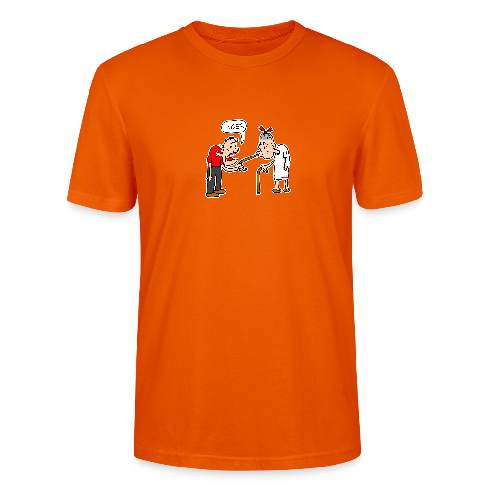 Regular fit shirt met Suske die Wiske een hoer noemt - bright orange