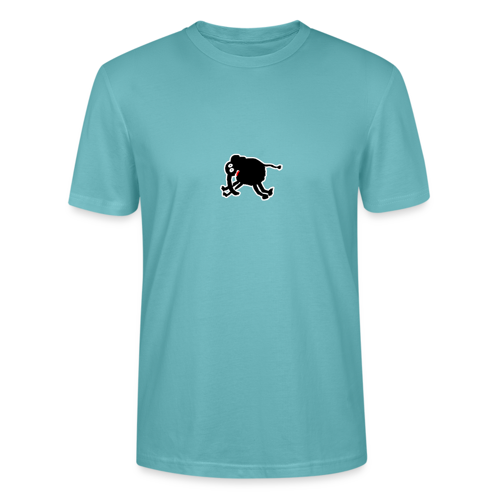 Shirt met olifant - pastel turquoise