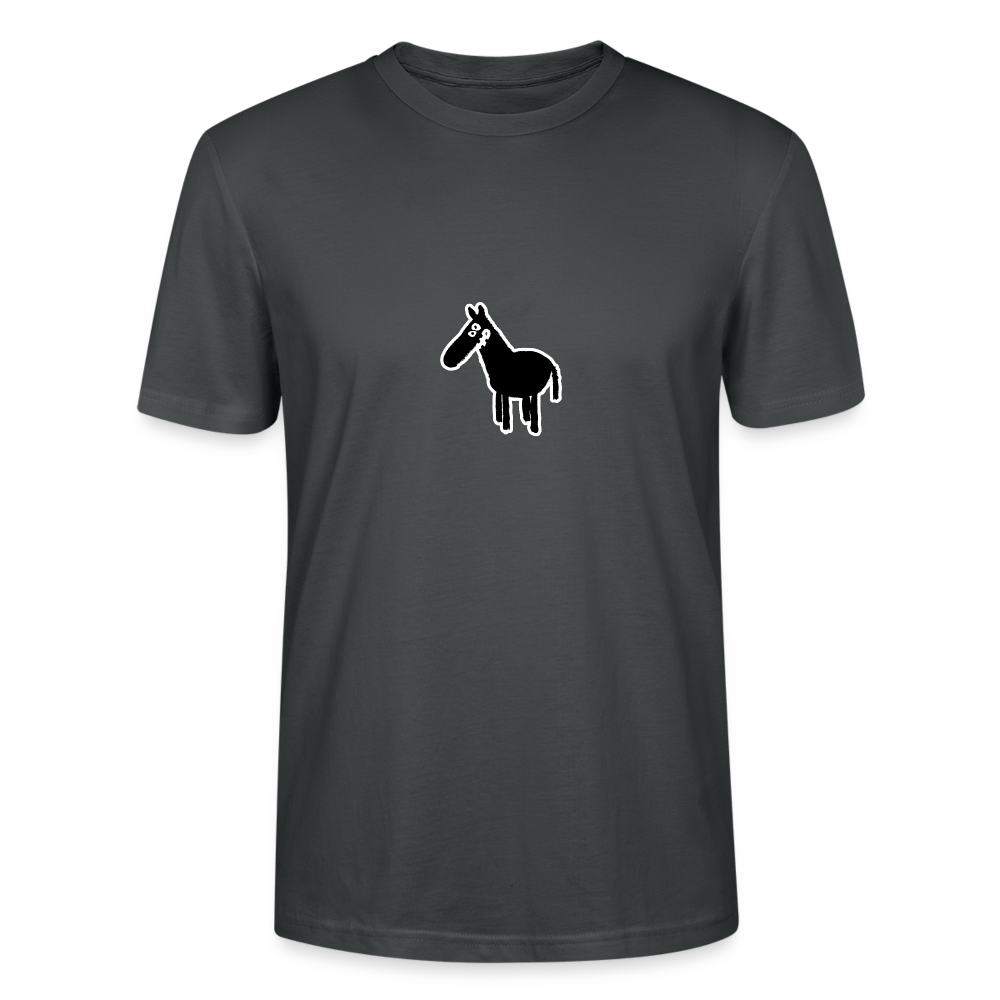 Shirt met paard - anthracite
