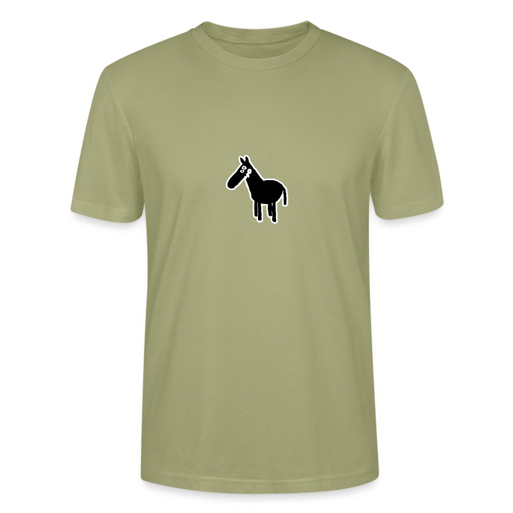 Shirt met paard - sage